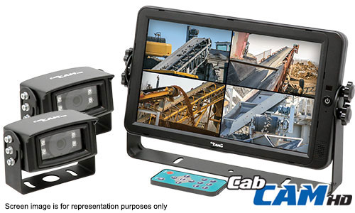 7" HD Quad Touch Screen CabCAM System, A-HD7M2CQ