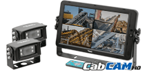 HD10M2CQ: 10" HD Quad Screen System