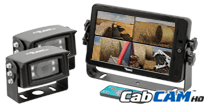 HD7M2CQ: 7" HD Quad Screen System